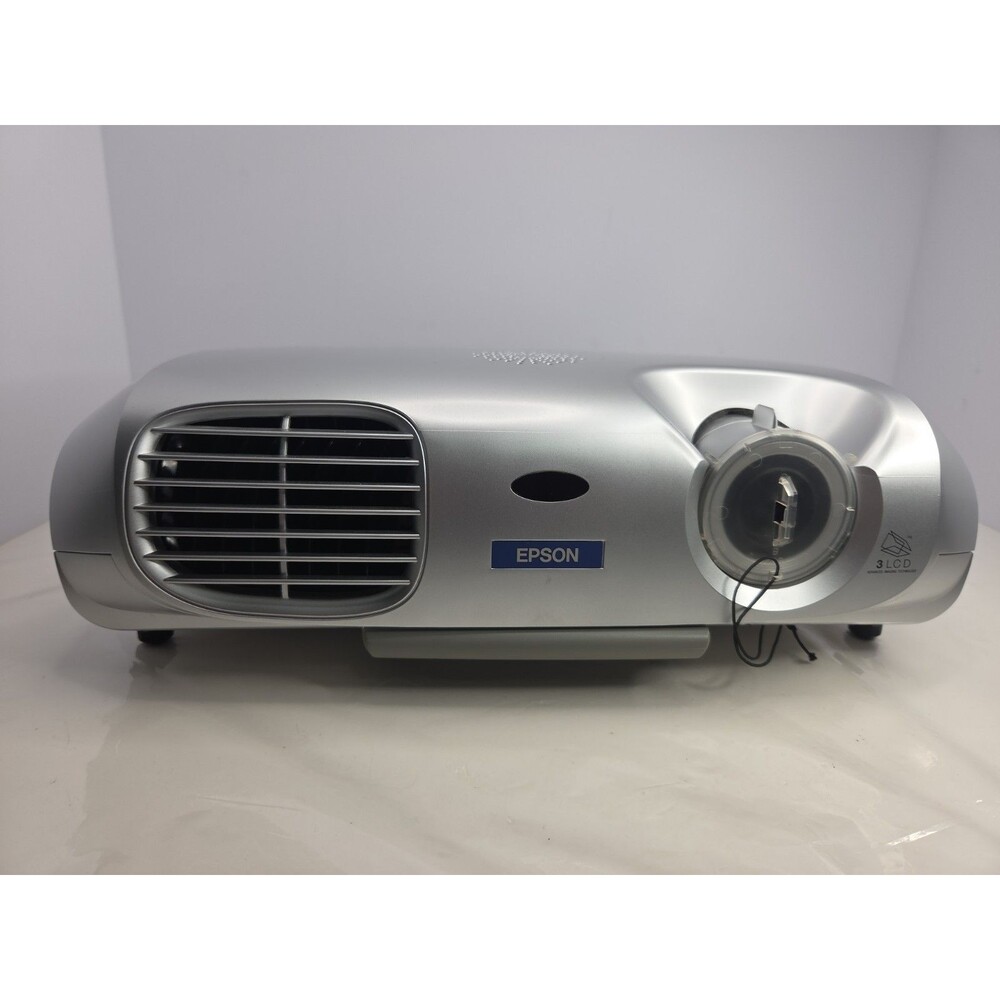 Epson PowerLite S1+ LCD Projector w/Case/Screen/Remotes/Cords Only 135H EUC Work